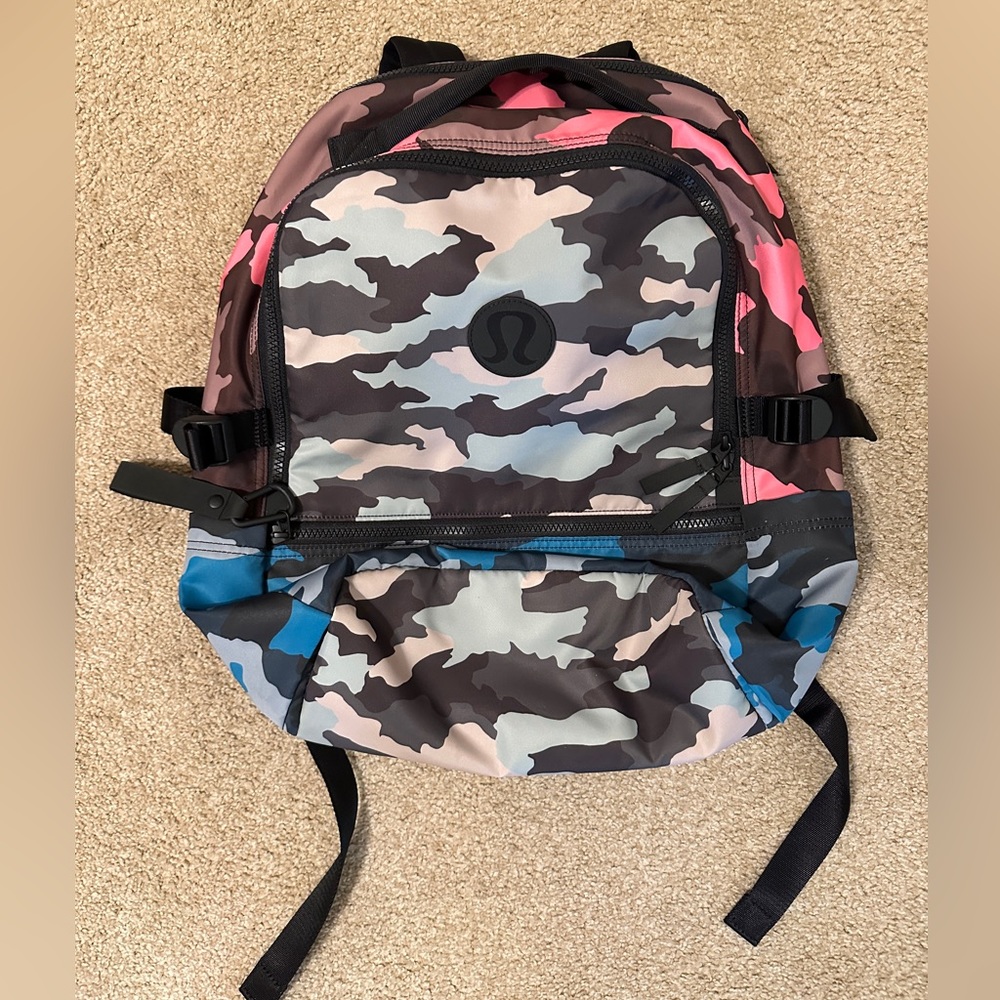 lululemon camo backpack